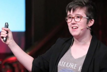Lyra McKee during public speaking. personal life, early life, career, professional life
